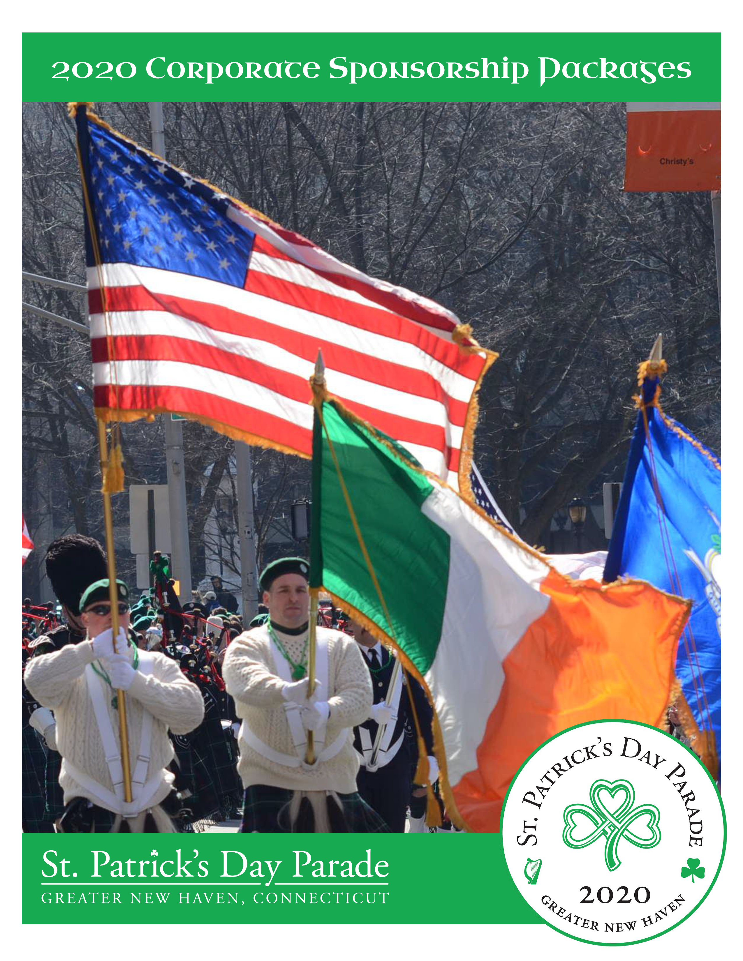 2020 Saint Patricks Day Parade Sponsor Corporate Package