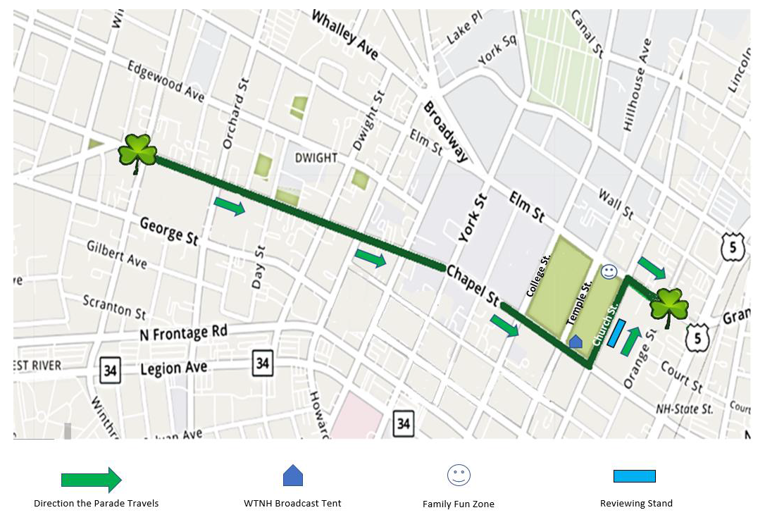 2022 parade route map