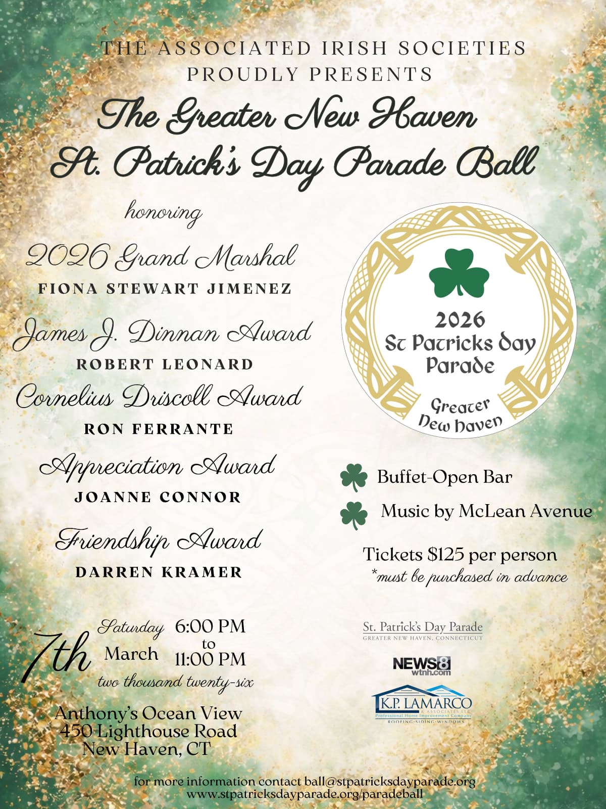 2026 Parade Ball Flyer