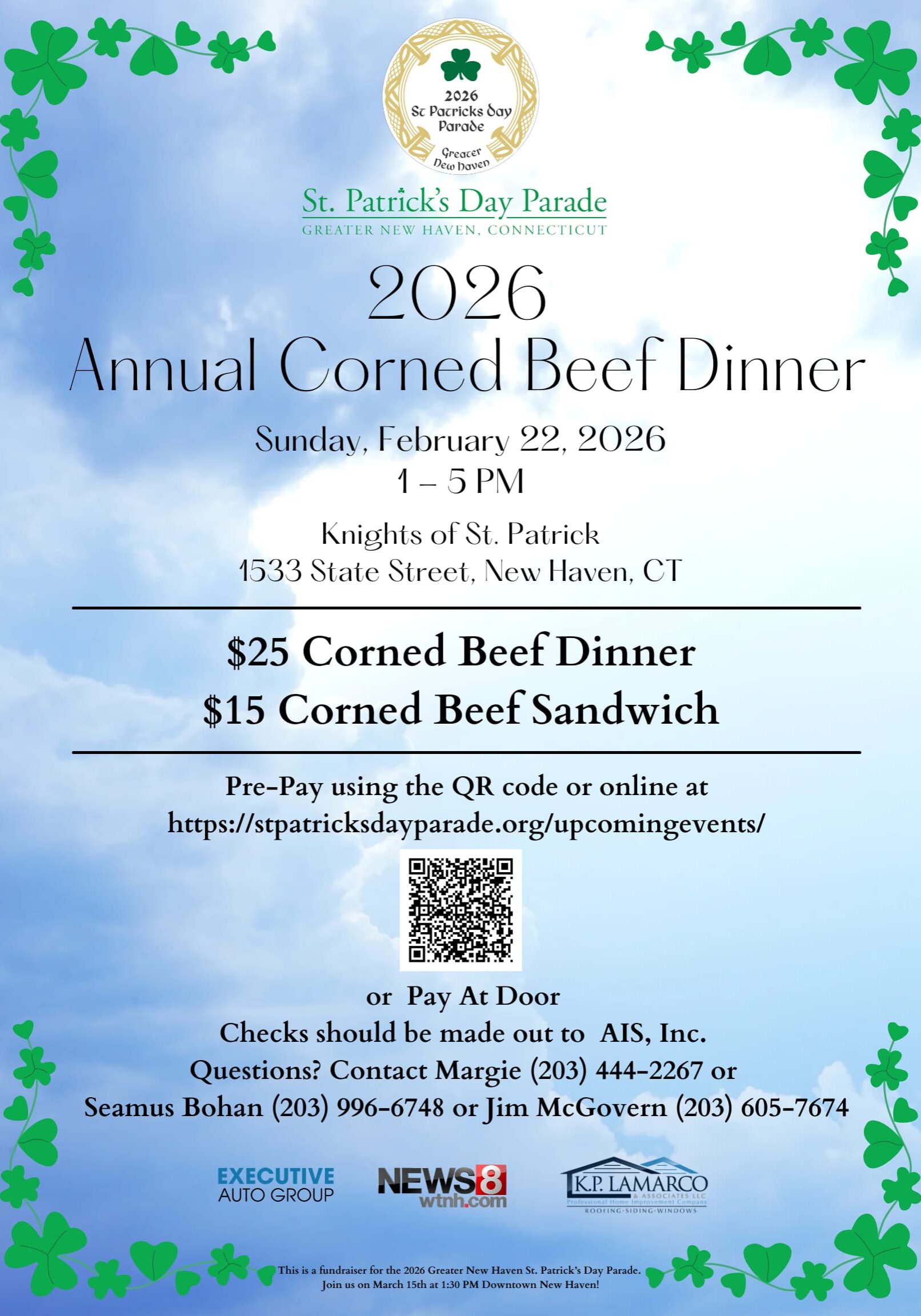 Annual Corned Beef Dinner