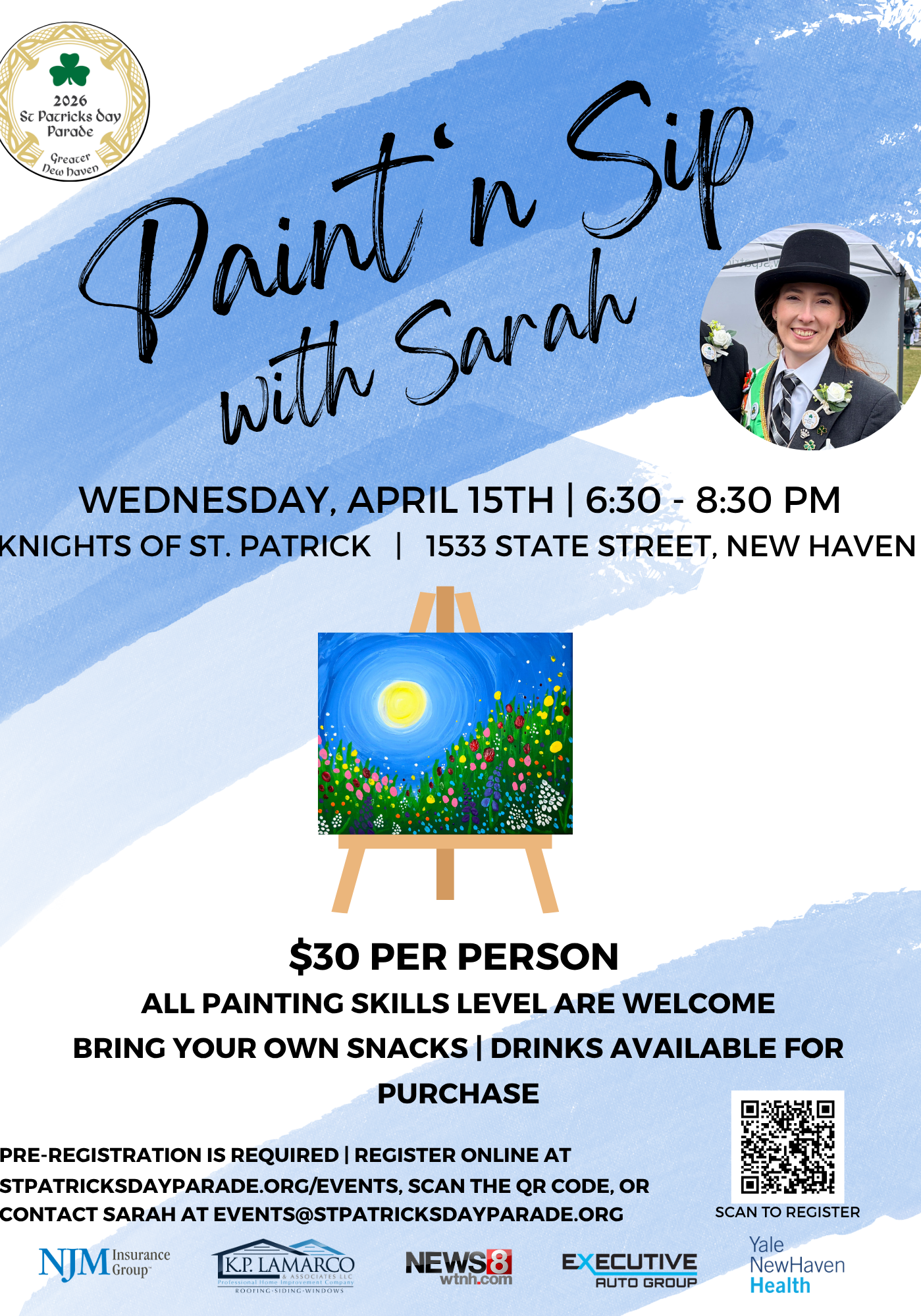 2026 Paint n Sip with Sarah